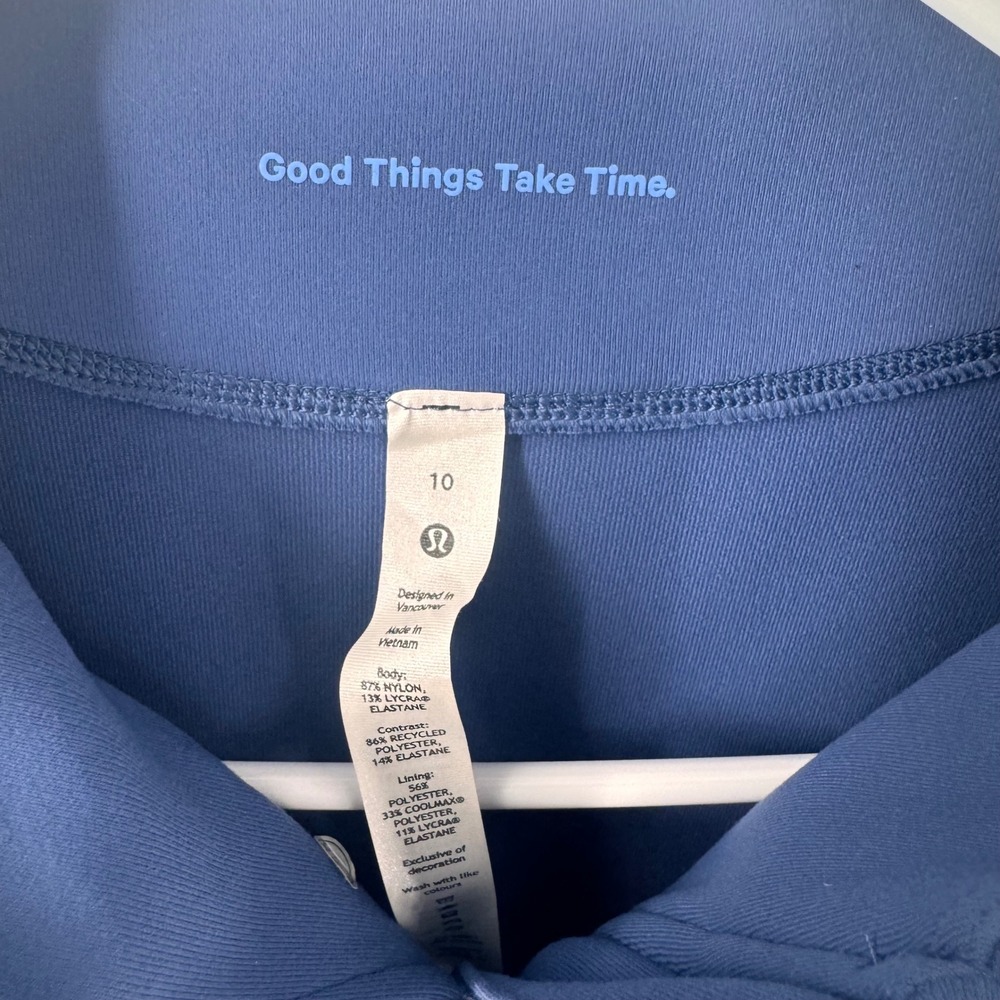 Lululemon Define Relaxed-Fit Jacket Luon Pitch Blue LW3HD3S Size 10 NEW - Picture 7 of 12